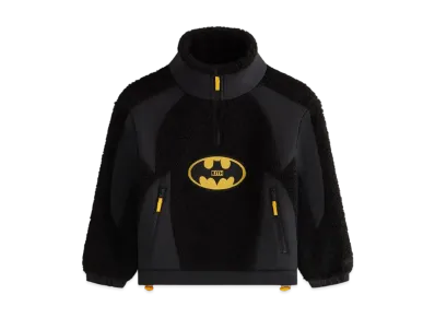 Kith Kids x Batman Quarter Zip Sherpa Jacket "Black"