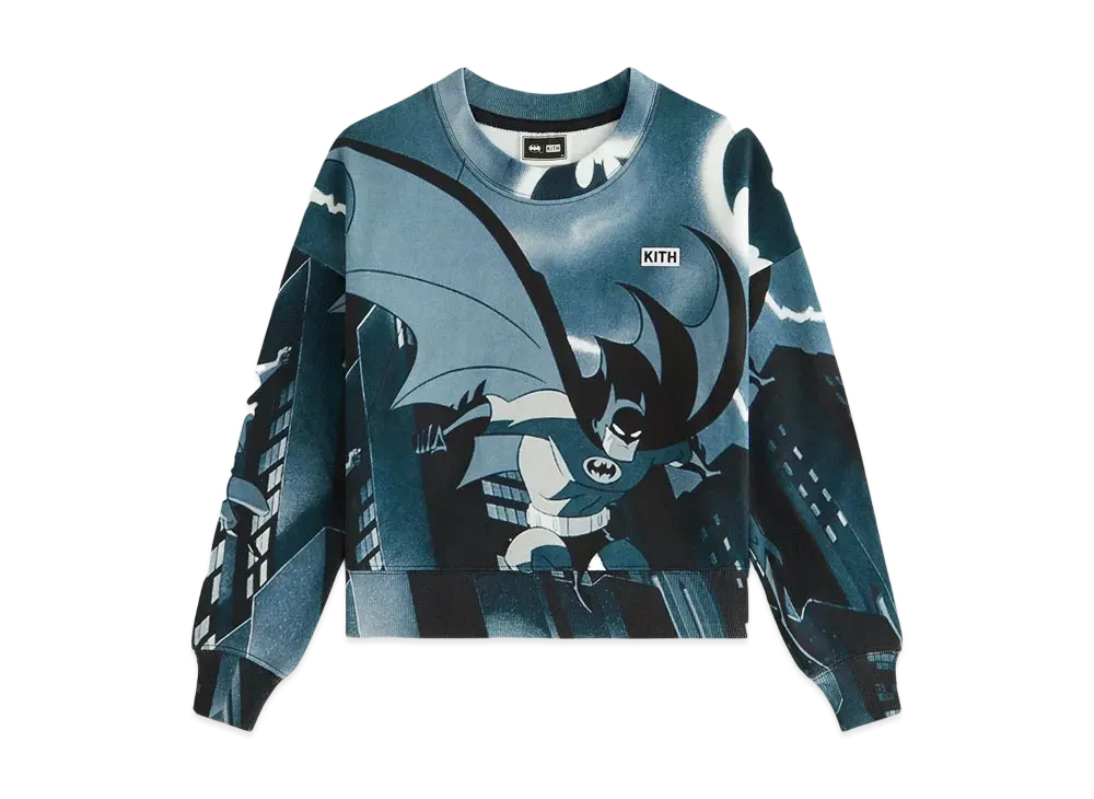 Kith Kids x Batman And Robin Nelson Crewneck "Black"