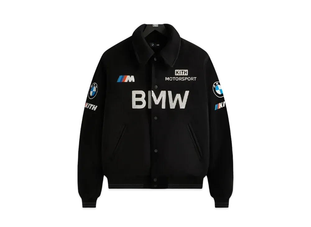 Kith x BMW Wool Coaches Jacket "Black"