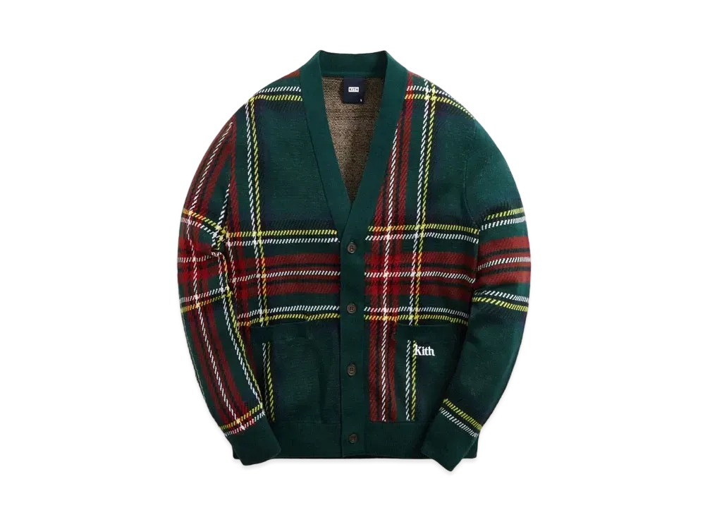 Kith Plaid Cardigan "Stadium"