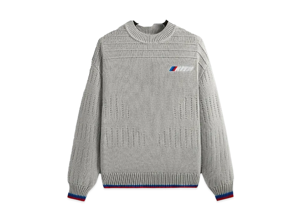 Kith x BMW Sven Crewneck Sweater "Light Heather Grey"