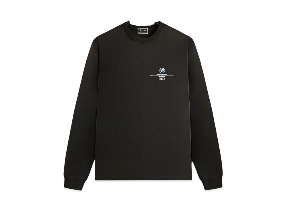 Kith x BMW Gallery Vintage Long Sleeve Tee "Black"