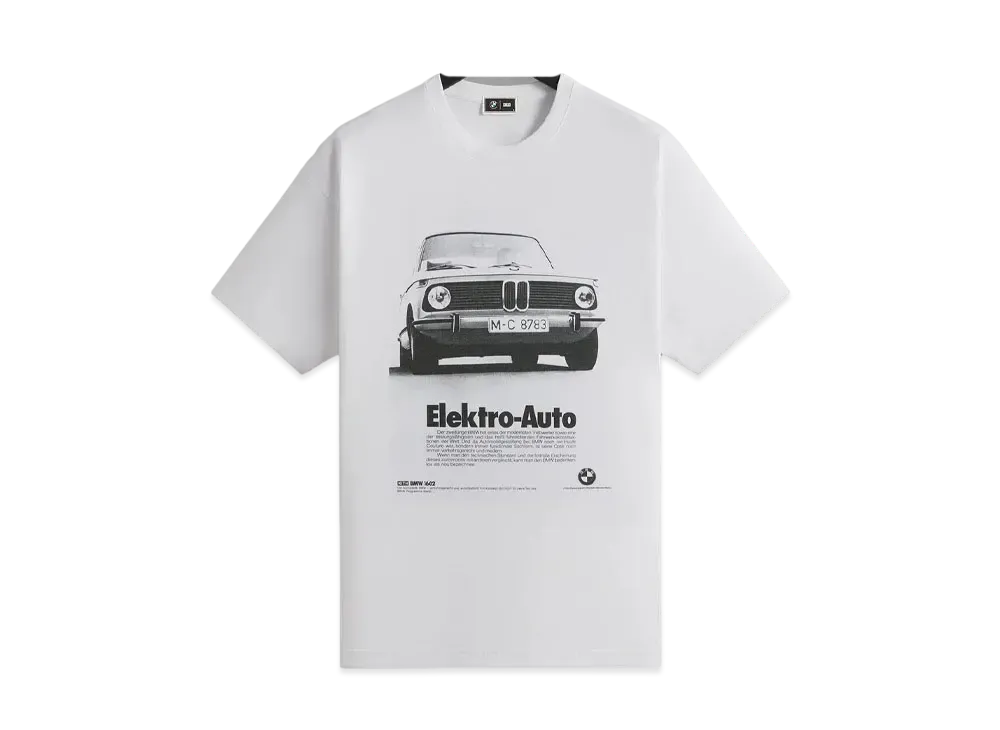 Kith x BMW Electro Auto Vintage Tee "White"