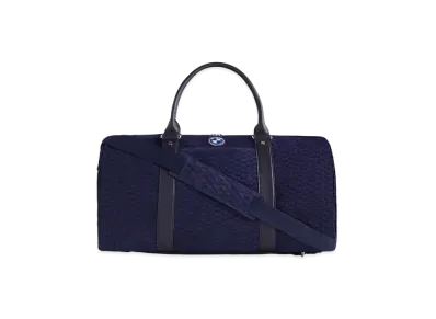 Kith x BMW Monogram Suede Duffle Bag "Techno Violet"