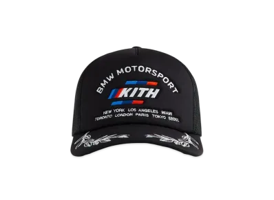 Kith x BMW M Nolan Trucker Hat "Black"