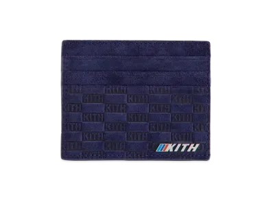 Kith x BMW Monogram Suede Card Holder "Techno Violet"