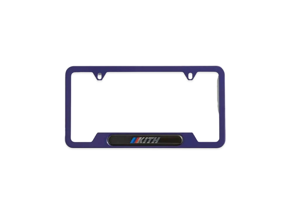 Kith x BMW Car Plate "Techno Violet"