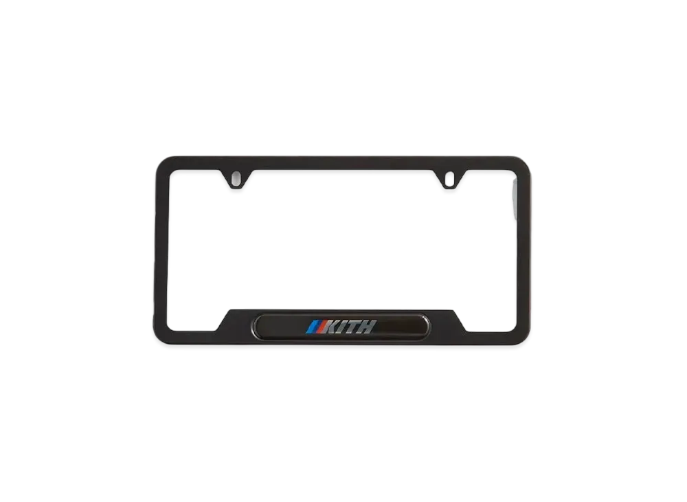 Kith x BMW Car Plate "Black"