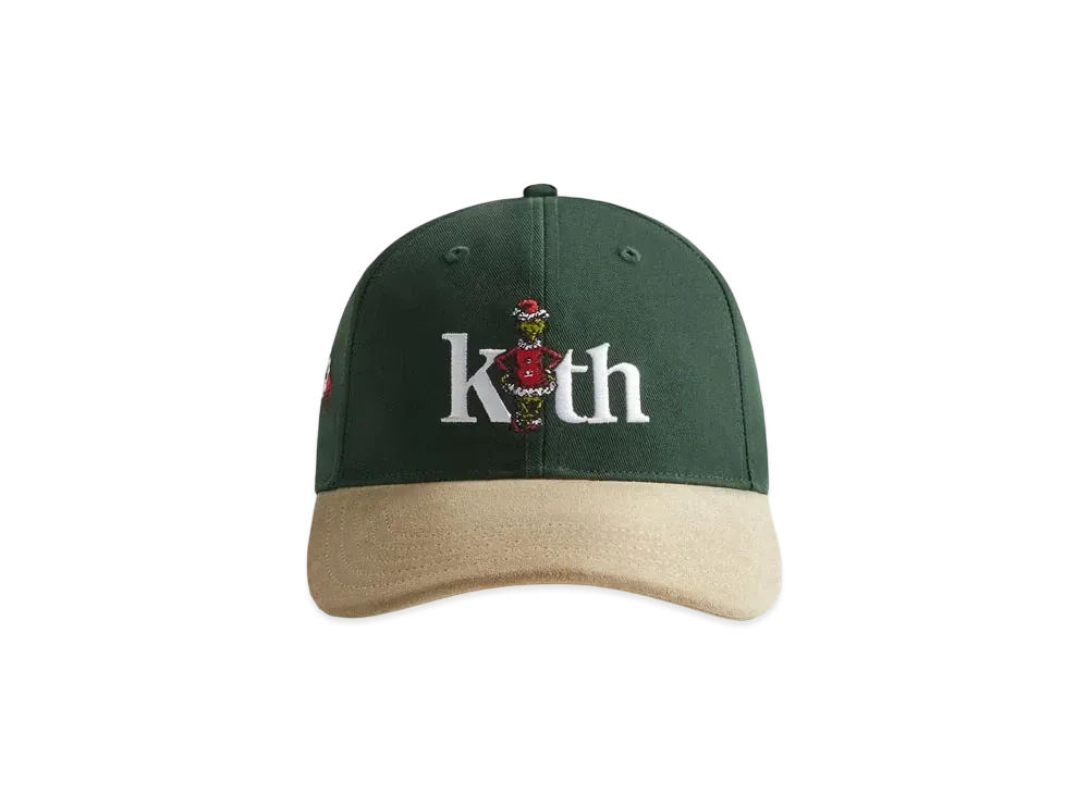 Kith x The Grinch Suede Brim Aaron Cap "Stadium"