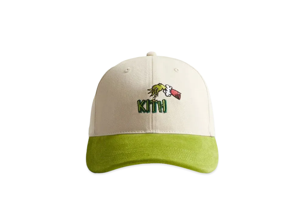 Kith x The Grinch Suede Brim Aaron Cap "Matcha"