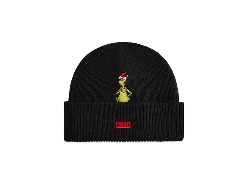 Kith x The Grinch Mia Beanie "Black"