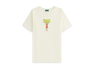Kith x The Grinch Kids Classic Logo Tee "Sandrift"