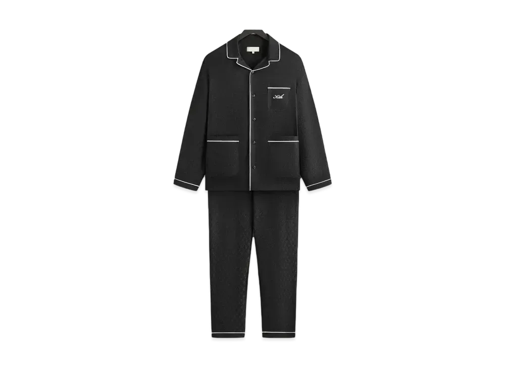 Kith Kithmas Crest Monogram Pajama Set "Black"