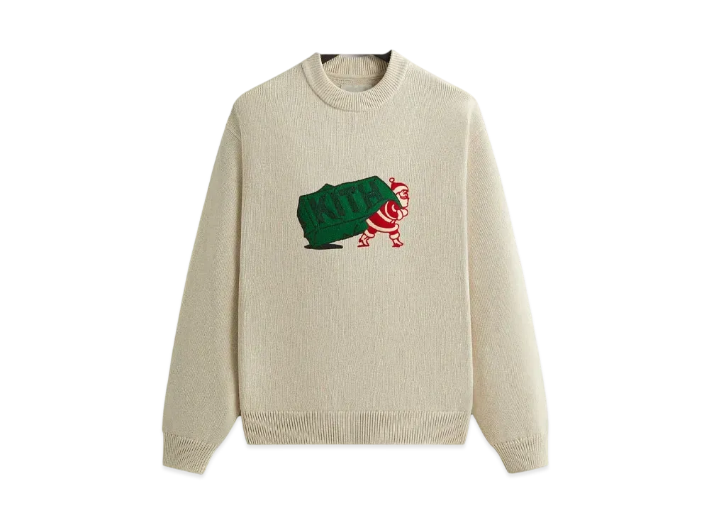 Kith Kithmas Santa Crewneck Sweater "Sandy Heather"