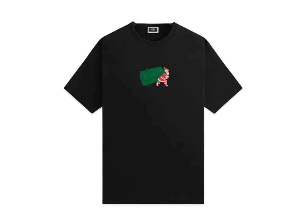 Kith Kithmas Comic Santa Tee "Black"