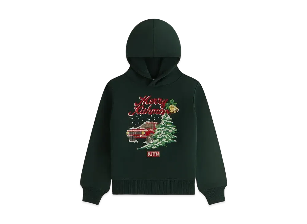 Kith Kithmas Kids Needlepoint Williams Hoodie "Stadium"