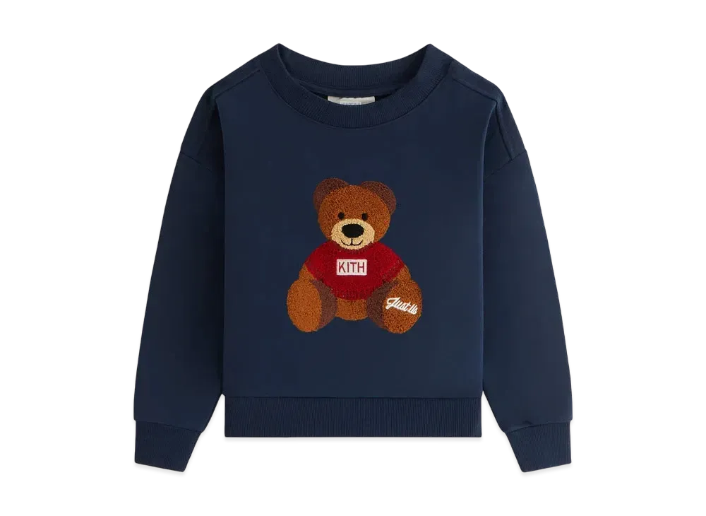 Kith Kithmas Kids Teddy Nelson Crewneck "Nocturnal"