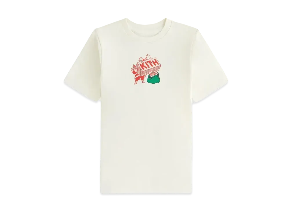 Kith Kithmas Kids Comic Santa Gift Tee "Sandrift"