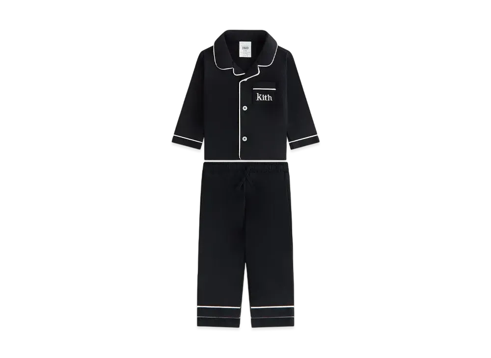 Kith Kithmas Baby Pajama Set "Black"