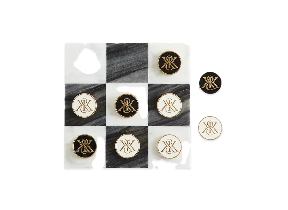 Kith Kithmas Marble Tic Tac Toe "White"