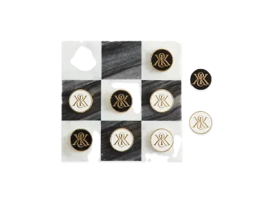 Kith Kithmas Marble Tic Tac Toe "White"