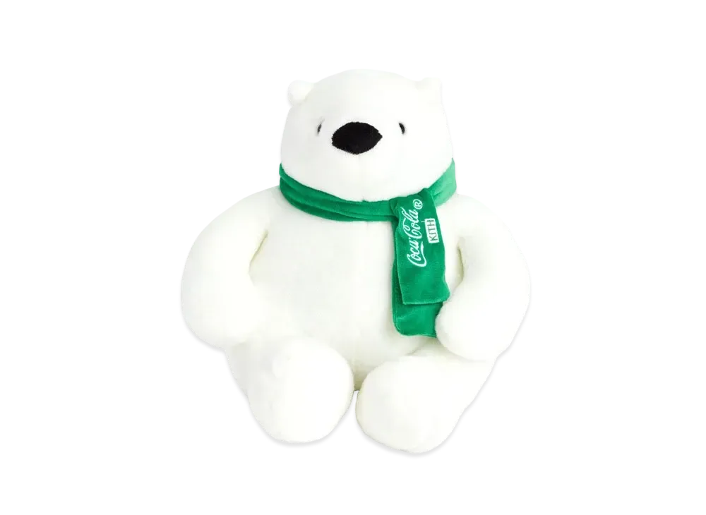 Kith x Traly x Coca-Cola Polar Bear Plush 12 "Stadium"