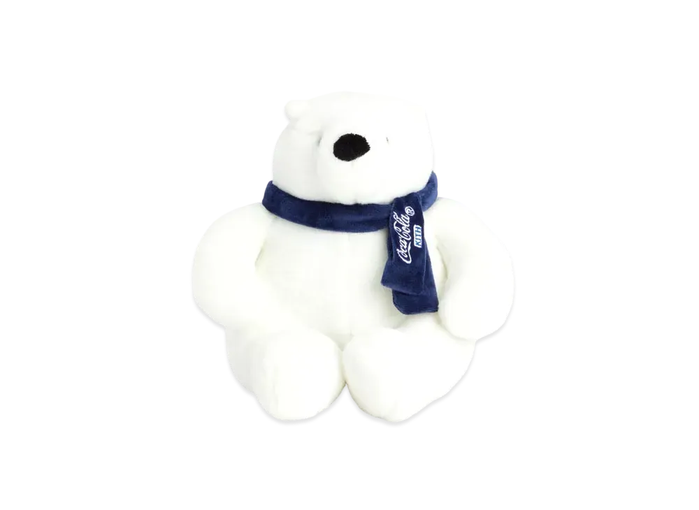 Kith x Traly x Coca-Cola Polar Bear Plush 10 "Nocturnal "