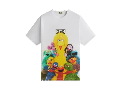 Kith x Sesame Street Group Hug Tee "White"