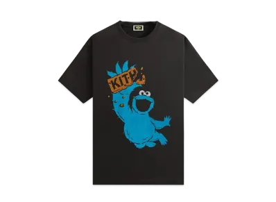 Kith x Sesame Street Cookie Monster Vintage Tee "Black"