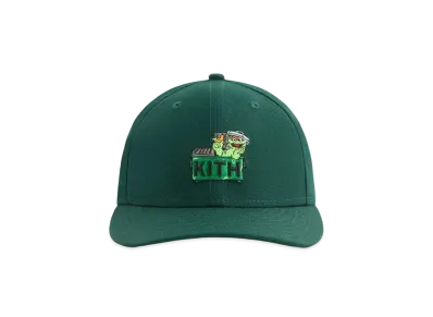 Kith x Sesame Street x New Era Oscar The Grouch 59FIFTY Low Profile Fitted "Stadium"