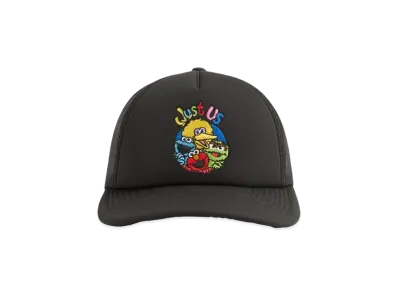 Kith x Sesame Street Just US Nolan Trucker Hat "Black"