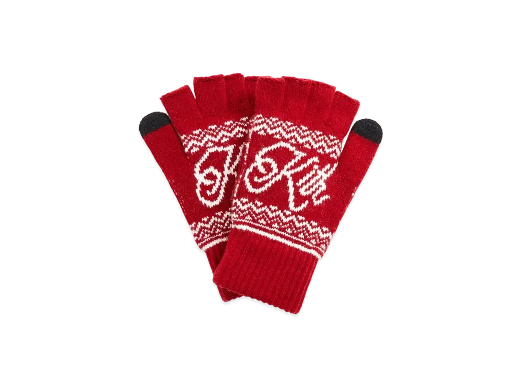 Kith Convertible Mittens "Pyre"