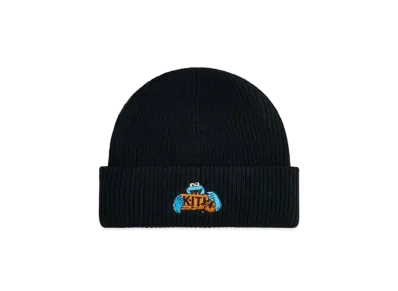 Kith x Sesame Street Cookie Monster Mia Beanie "Black"