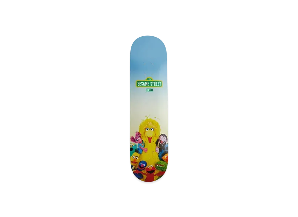 Kith x Sesame Street Just US Skatedeck "Multi"