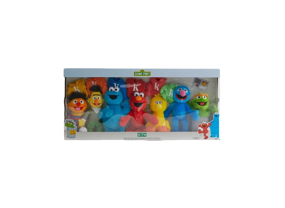 Kith x Sesame Street Plush Set "Multi"
