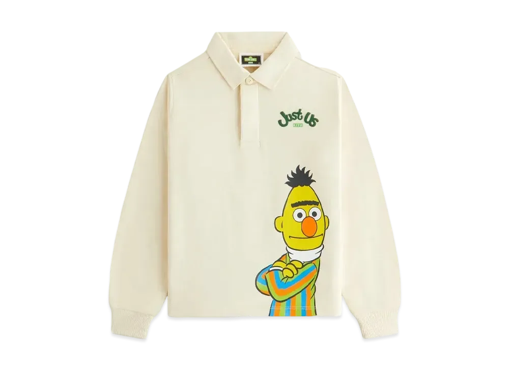 Kith x Sesame Street Kids Bert & Ernie Rugby "Sandrift"