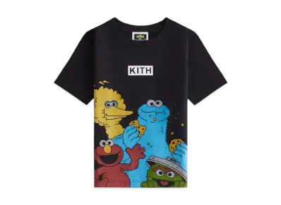 Kith x Sesame Street Kids Family Tee "Black"