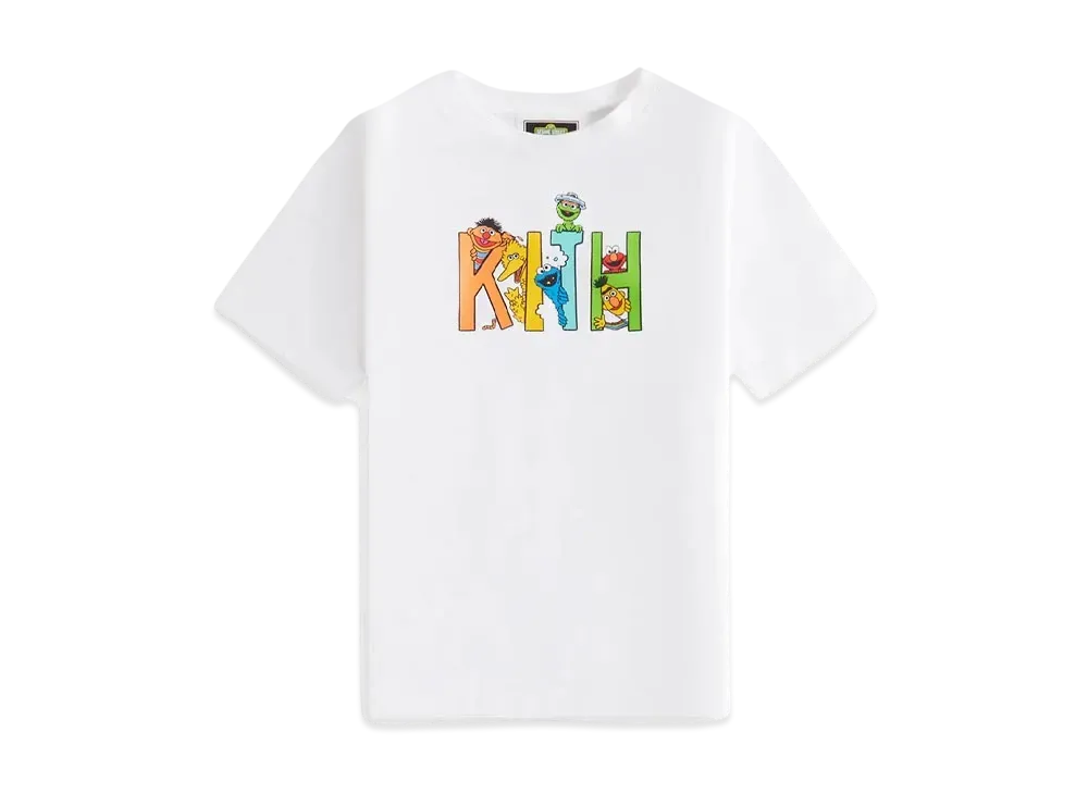 Kith x Sesame Street Kids Tee "White"