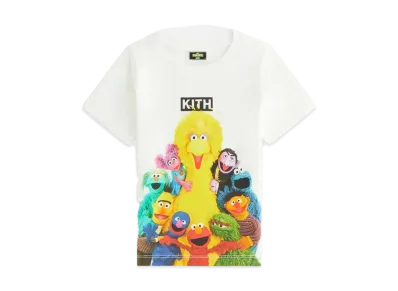 Kith x Sesame Street Kids Group Hug Tee "White"
