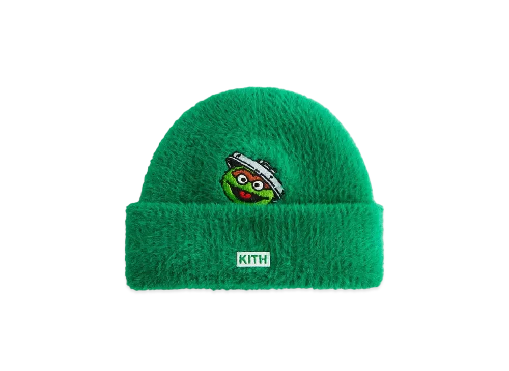 Kith x Sesame Street Baby Grouch Mia Beanie "Reptile"