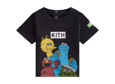 Kith x Sesame Street Baby Family Tee "Black"