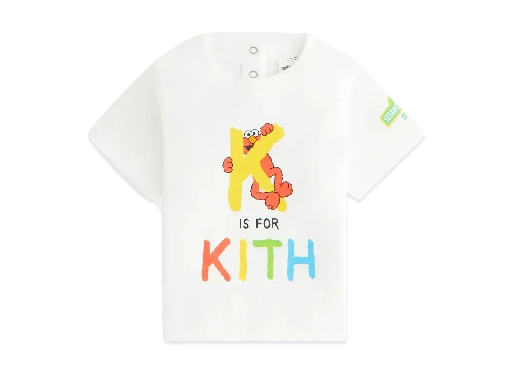 Kith x Sesame Street Baby Book Tee "White"