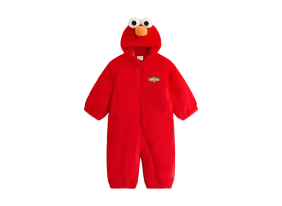 Kith x Sesame Street Baby Furry Elmo Coverall "Race"