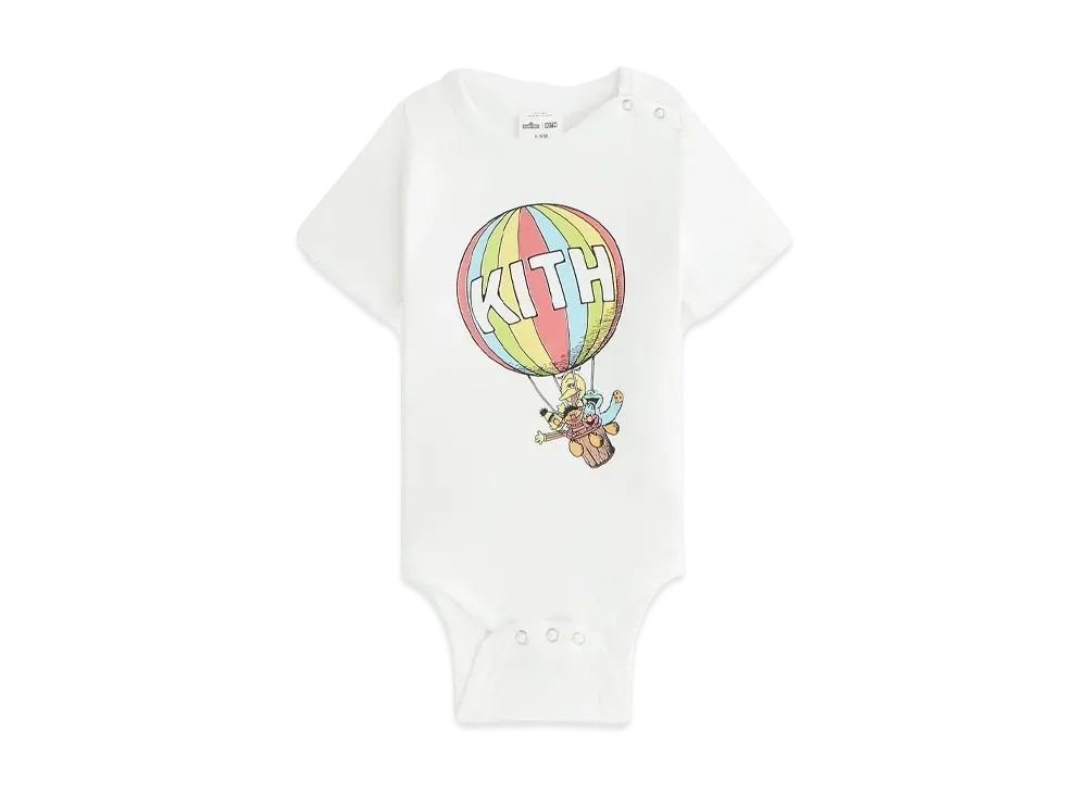 Kith x Sesame Street Baby Air Balloon Bodysuit "White"