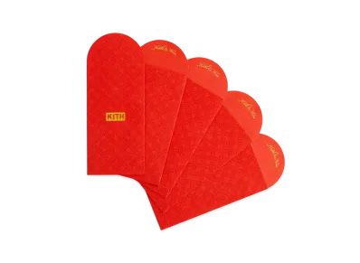 Kith Treats Lunar New Year 2025 Hongbao Set of 5 "Red"