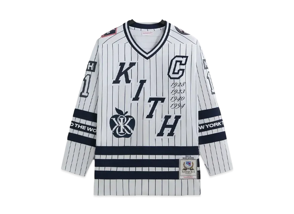 Kith And Mitchell & Ness For The New York Rangers Mark Messier Jersey "White"