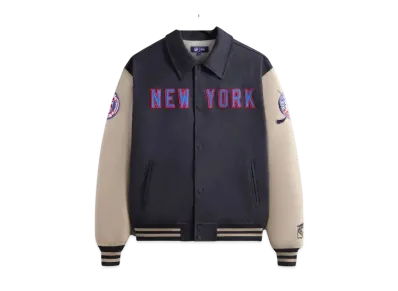 Kith x The New York Rangers Faux Suede Lamont Coaches Jacket "Nocturnal"