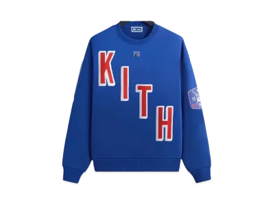 Kith x The New York Rangers Skewed Nelson Crewneck "Cyclone"