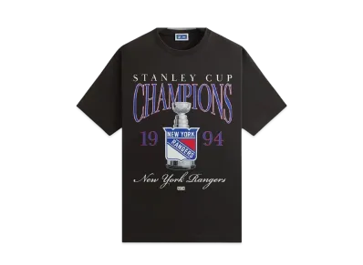 Kith x The New York Rangers Champion Vintage Tee "Black"