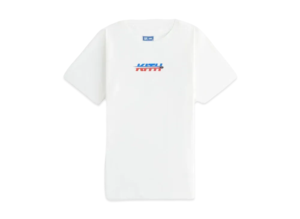 Kith Kids For The New York Rangers Hat Trick Rink Tee "White"